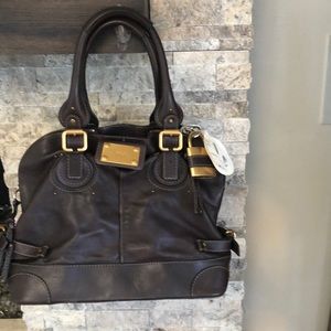 Authentic Chloe Handbag -Dark brown soft leather